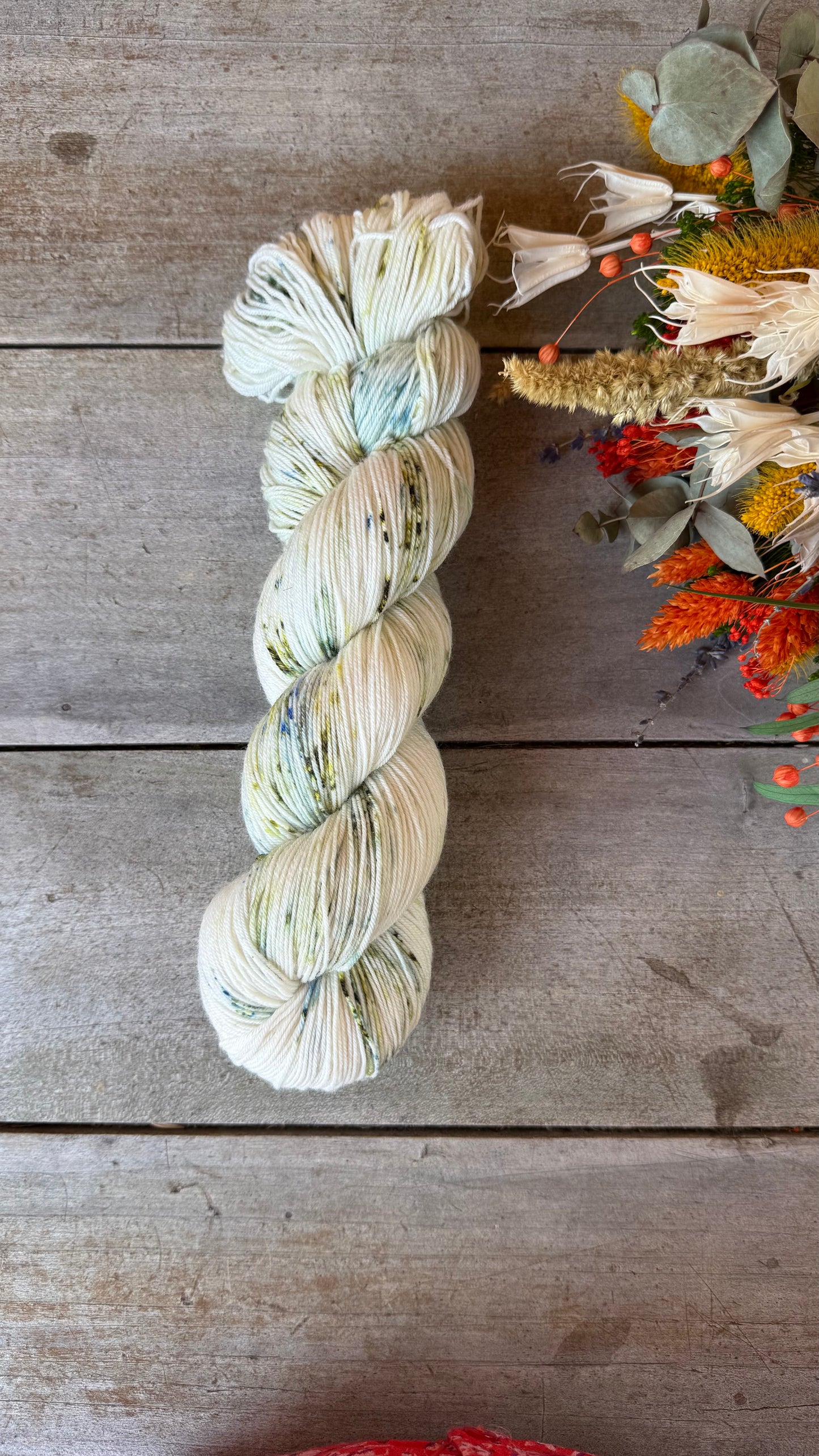 FRAÎCHE - Laine teinte à la main - Base au choix : Fingering Mérinos avec ou sans nylon / DK Mérinos / Kid Mohair et Soie