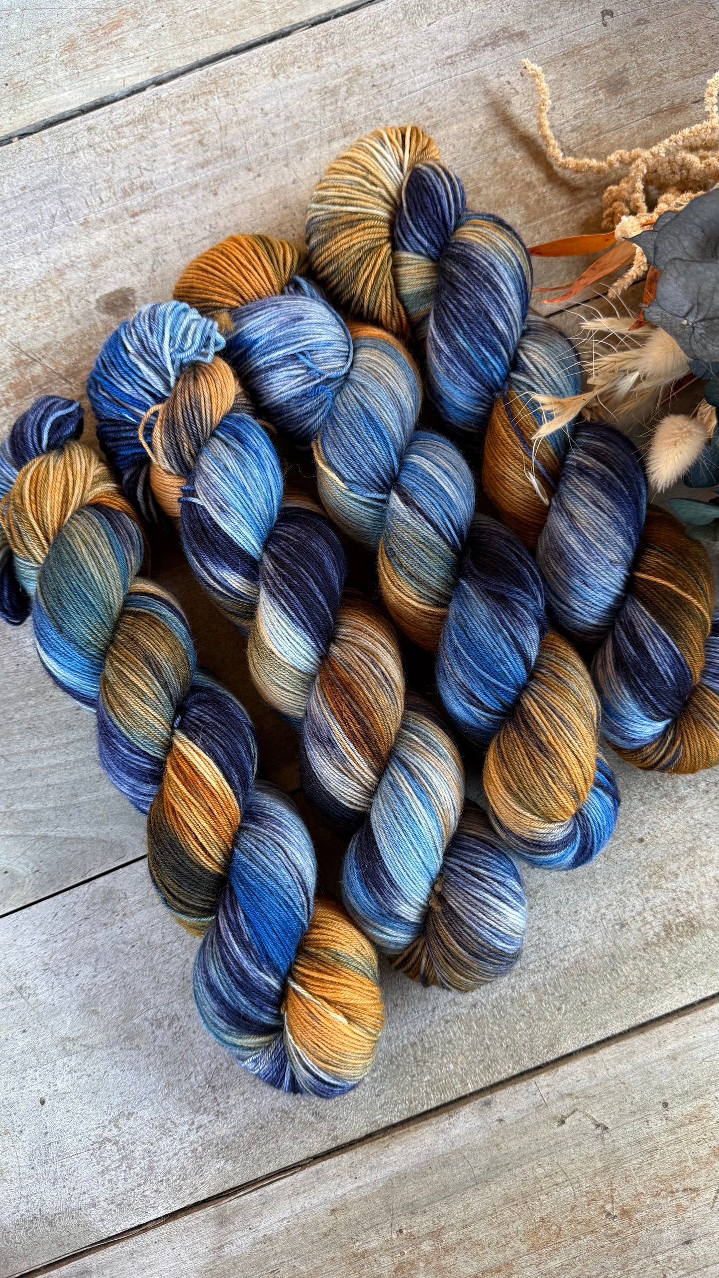 CAMERON - Laine teinte à la main - Fingering Mérinos Nylon superwash