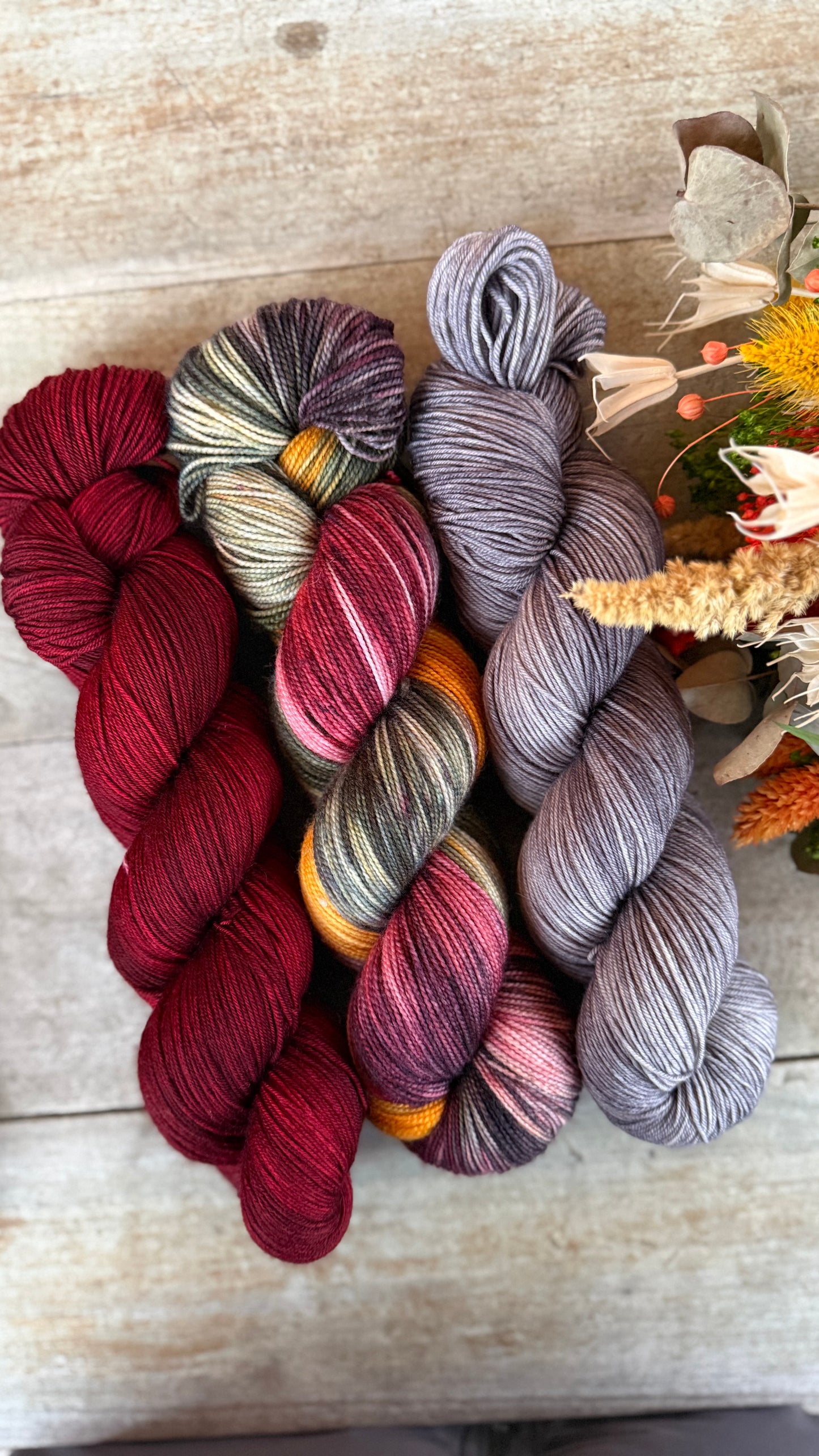 MOUSE - Laine teinte à la main - Base au choix : Fingering Mérinos avec ou sans nylon / DK Mérinos / Kid Mohair et Soie