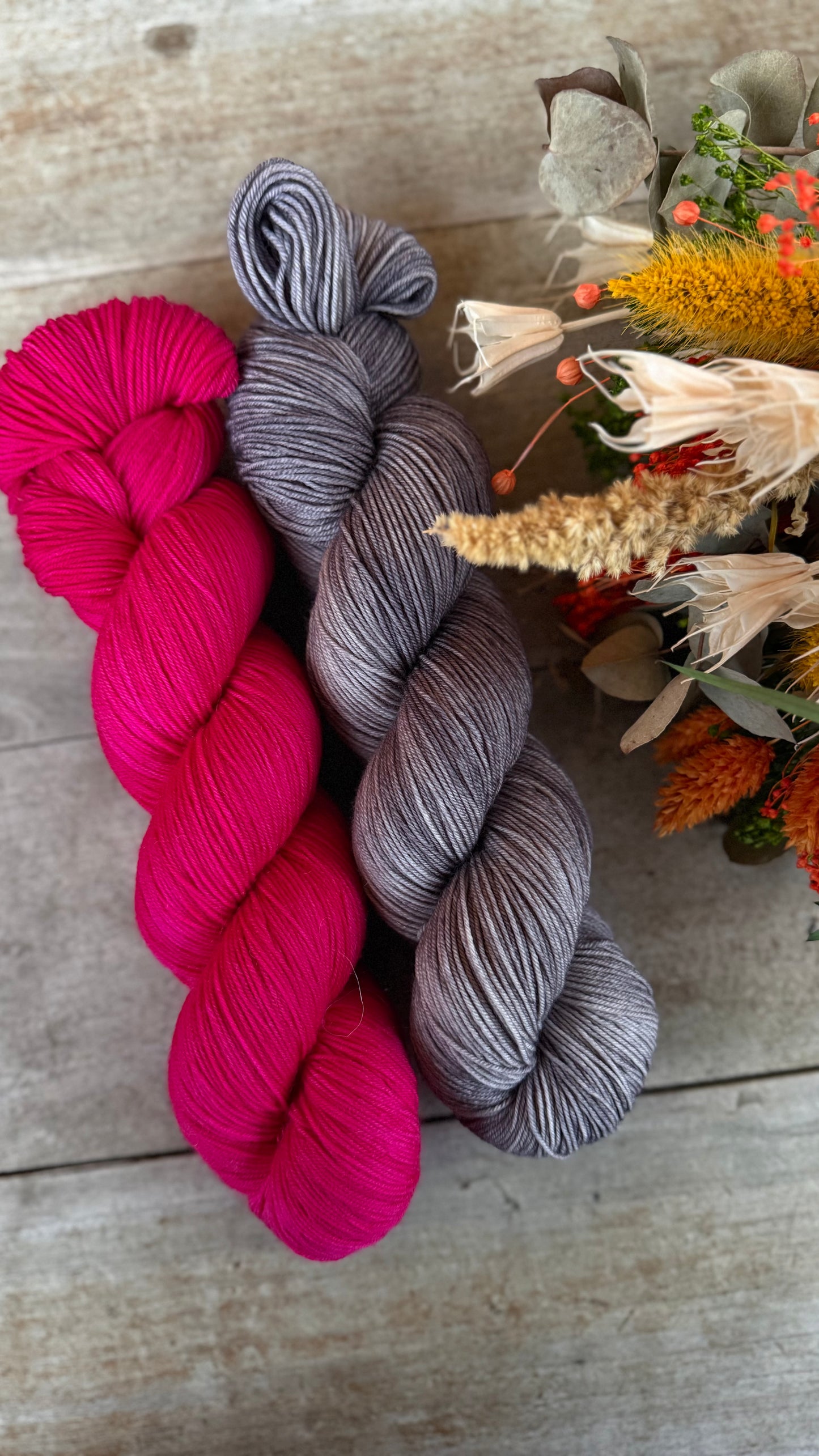 MOUSE - Laine teinte à la main - Base au choix : Fingering Mérinos avec ou sans nylon / DK Mérinos / Kid Mohair et Soie