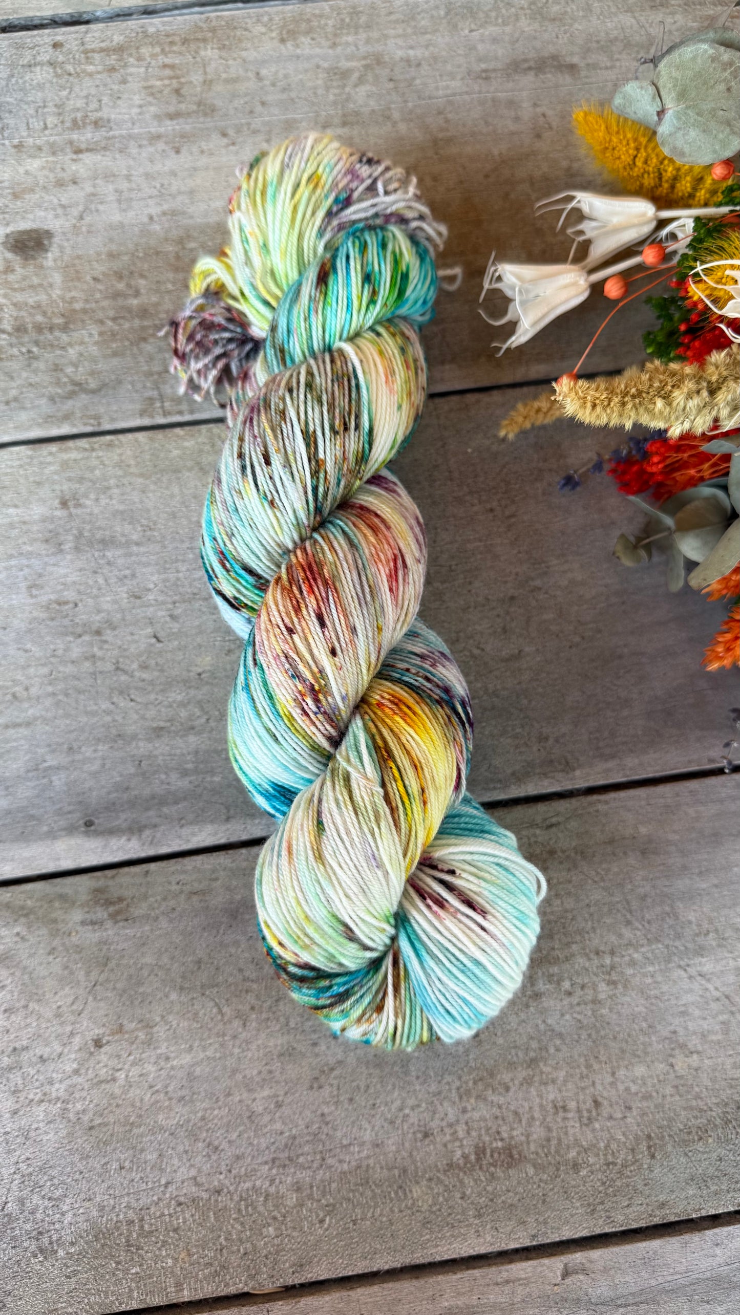 NEW YORK- Laine teinte à la main - Base au choix : Fingering Mérinos avec ou sans nylon / DK Mérinos / Kid Mohair et Soie