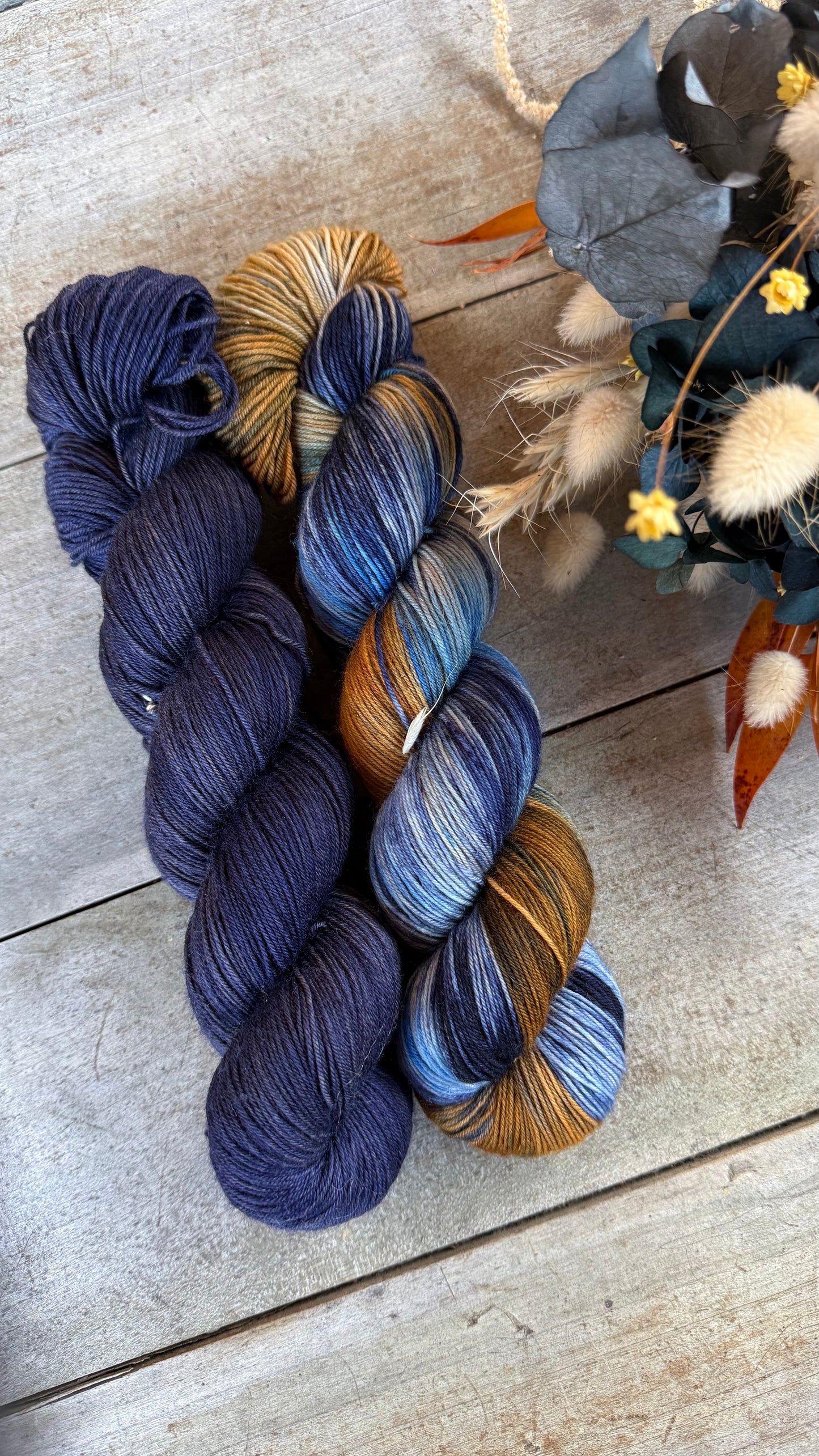 CAMERON - Laine teinte à la main - Fingering Mérinos Nylon superwash