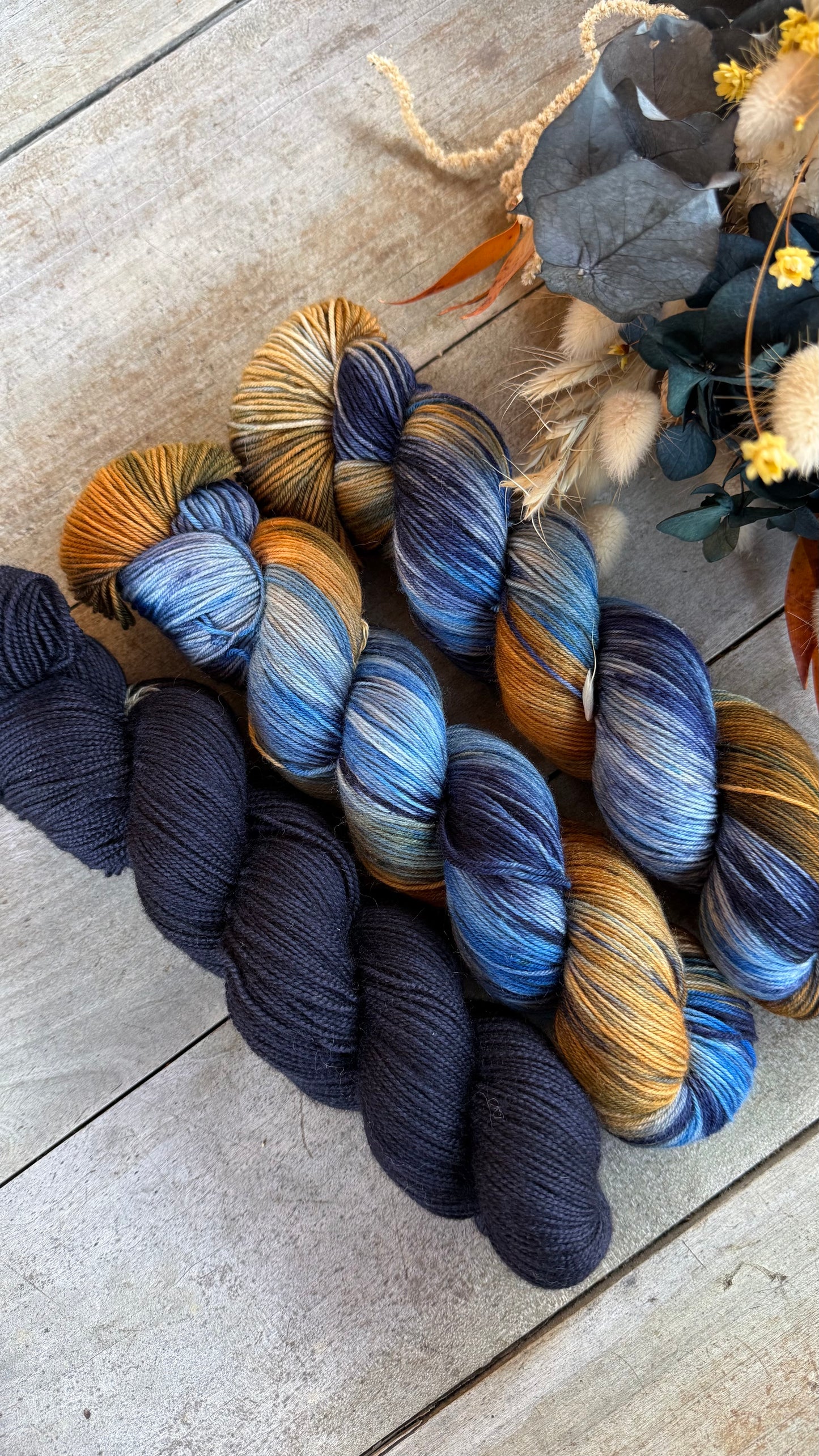 CAMERON - Laine teinte à la main - Fingering Mérinos Nylon superwash