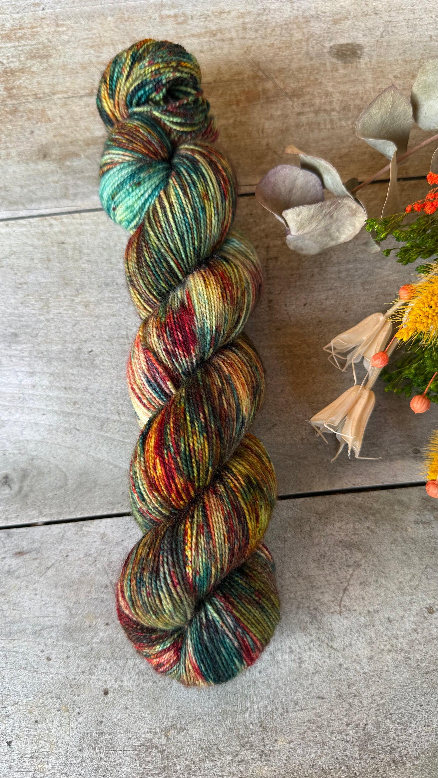 MAGDA - Laine teinte à la main - Fingering Mérinos Nylon superwash