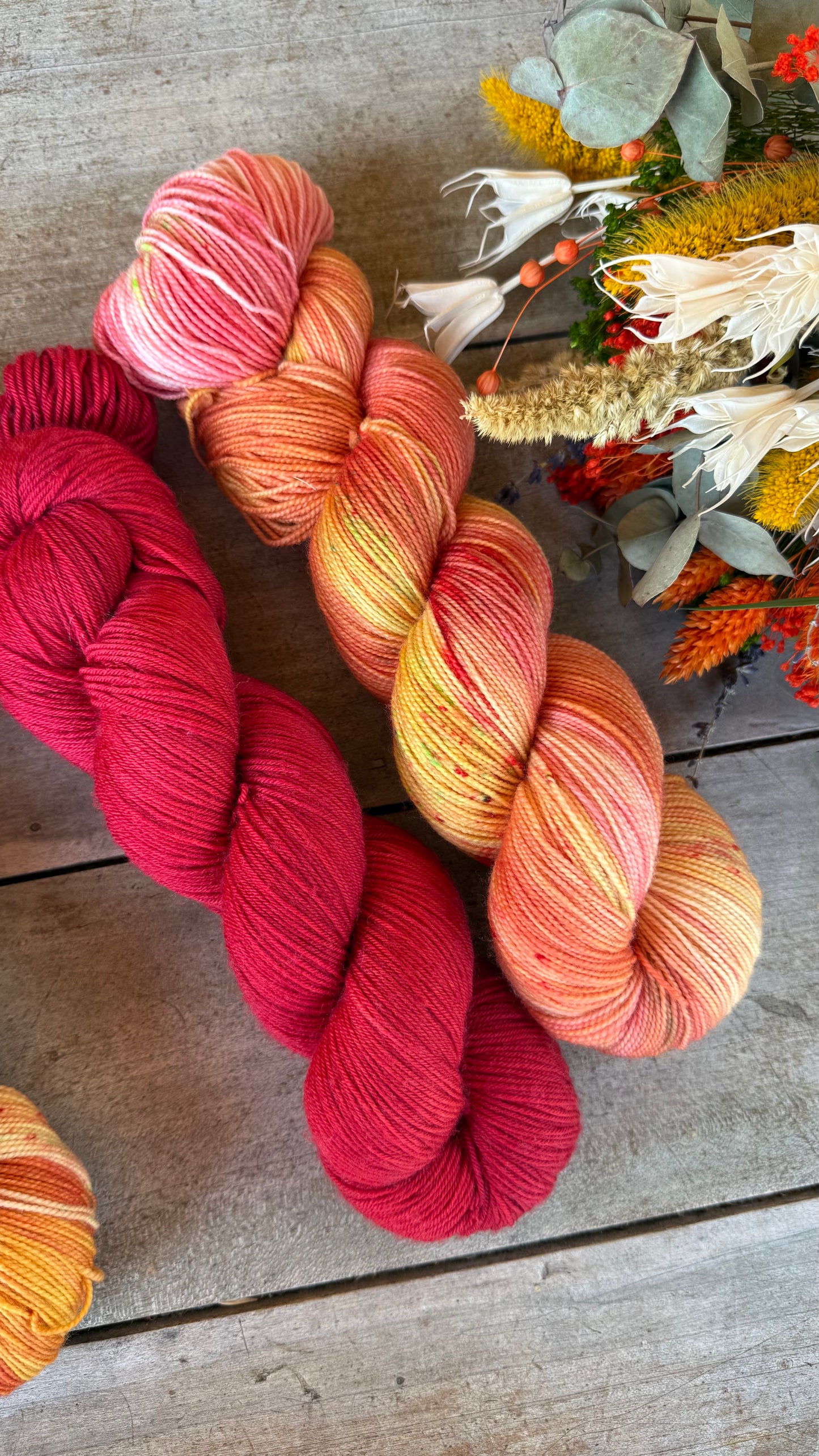 HEIDI - Laine teinte à la main - Fingering Mérinos Nylon superwash