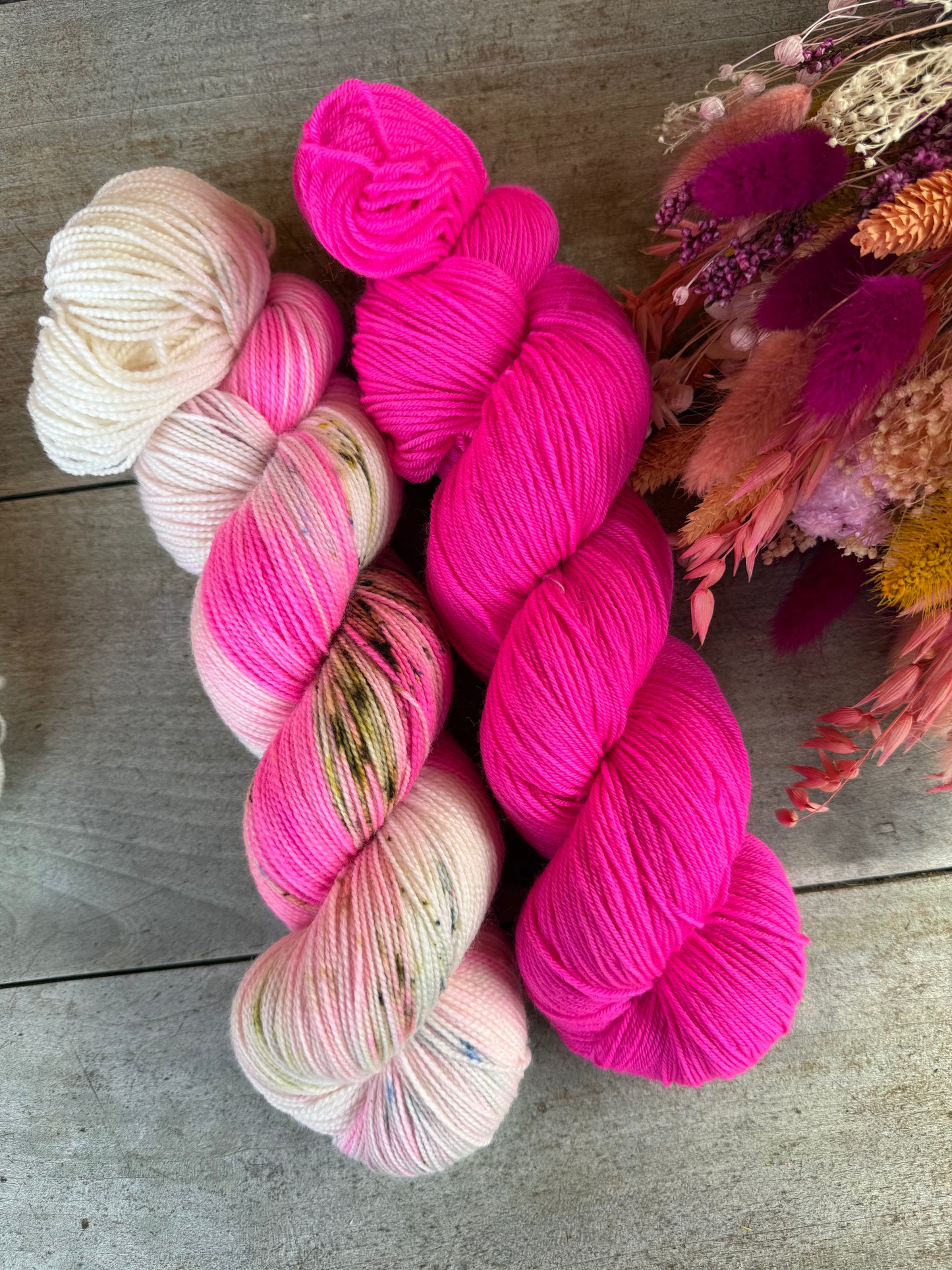 ARIEL - Laine teinte à la main - Fingering Mérinos Nylon superwash