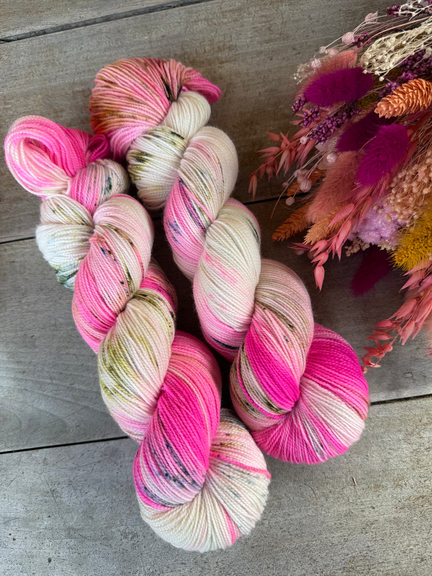 ARIEL - Laine teinte à la main - Fingering Mérinos Nylon superwash
