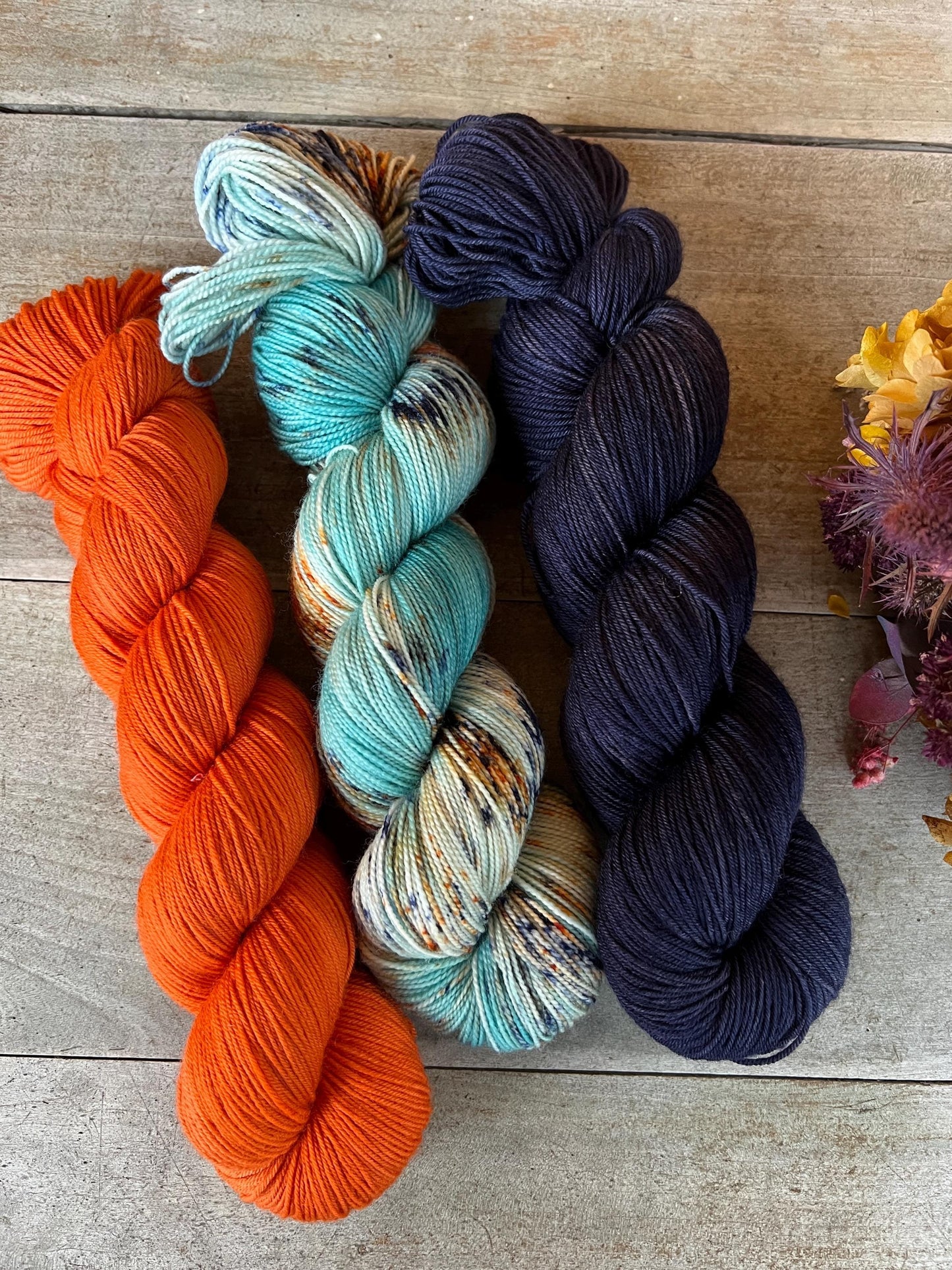 PRAIRIE - Laine teinte à la main - Fingering Mérinos Nylon superwash