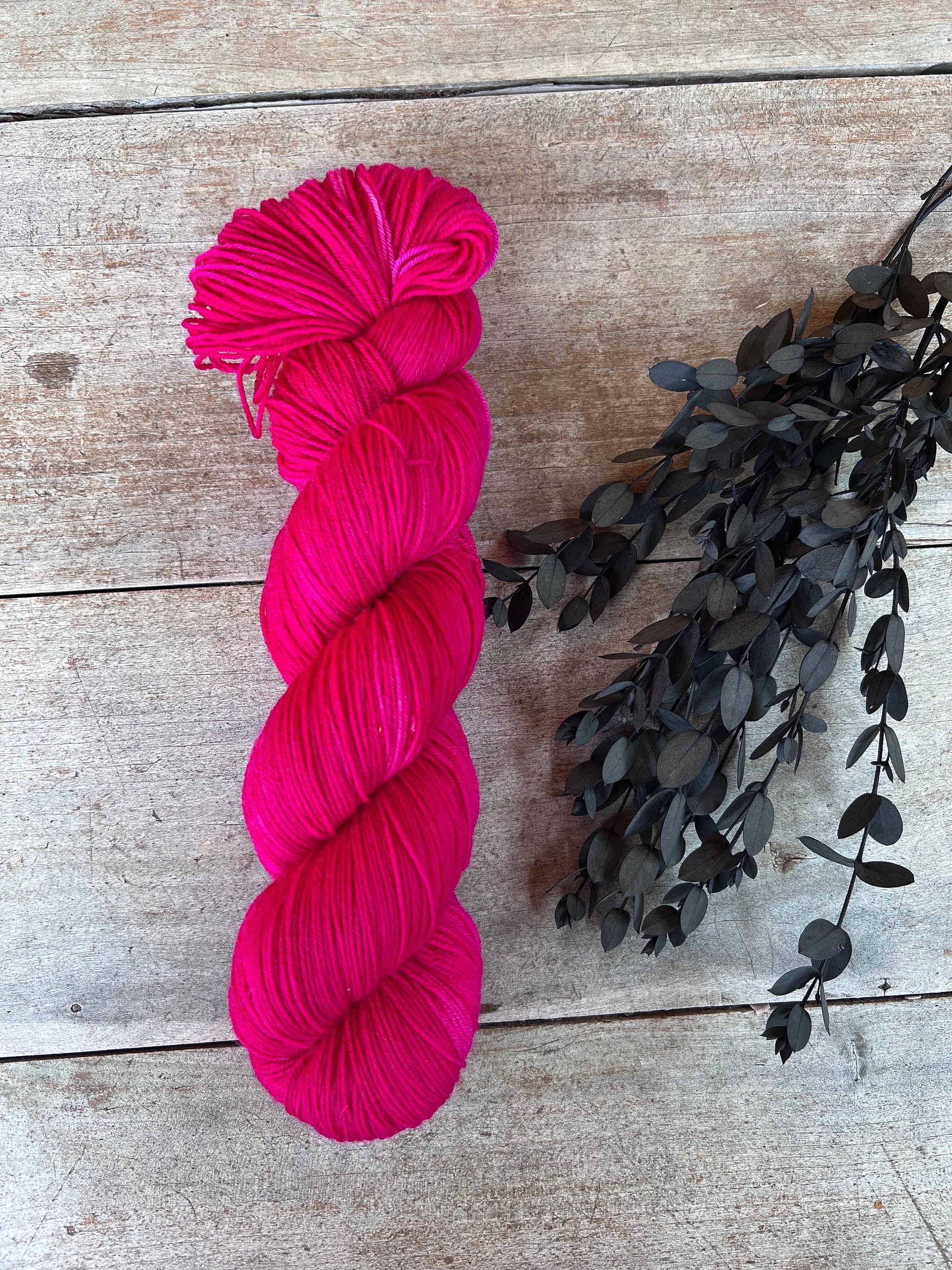 Laine teinte à la main coloris Joy Fingering mérinos ou Mérinos nylon ou DK Mérinos ou Lace Mohair et soie