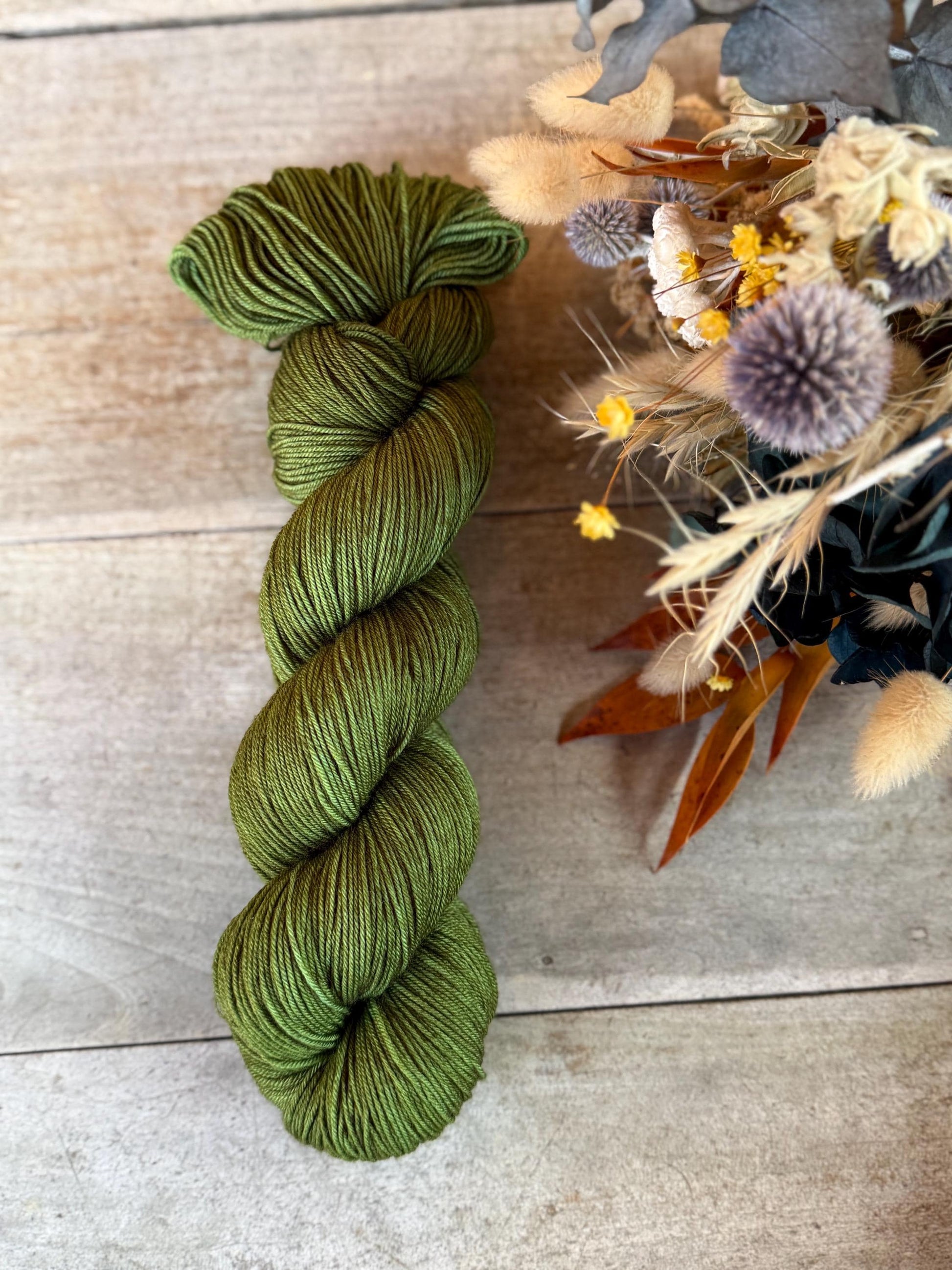 Laine teinte à la main Clément Fingering Mérinos ou Mérinos nylon ou DK Mérinos ou Lace Mohair et soie