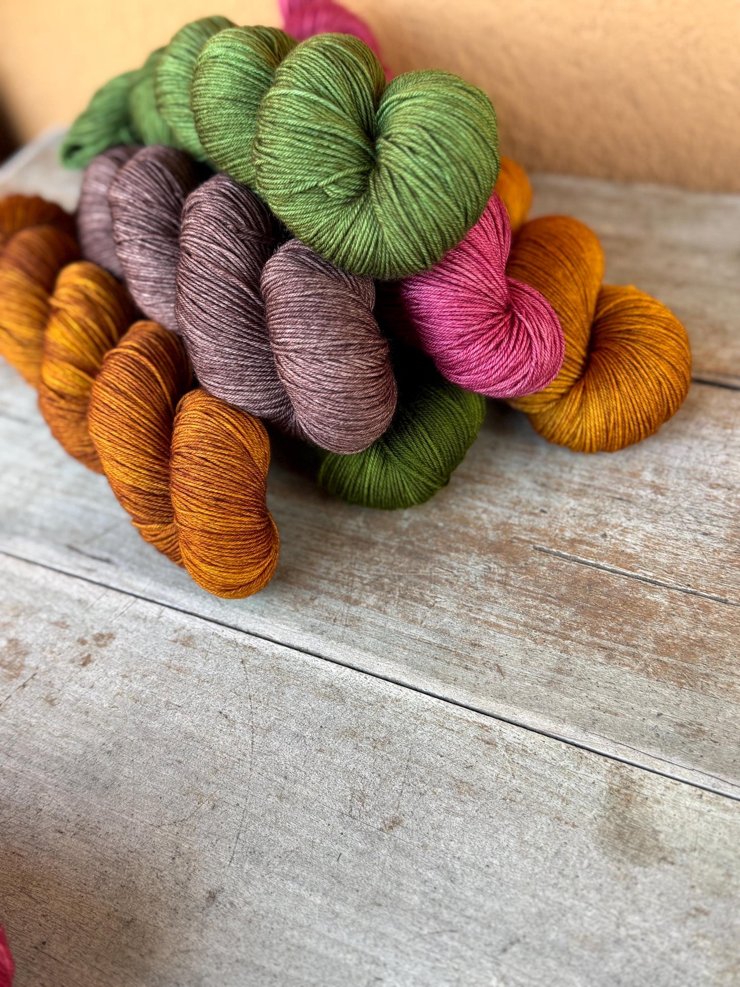 Laine teinte à la main Clément Fingering Mérinos ou Mérinos nylon ou DK Mérinos ou Lace Mohair et soie