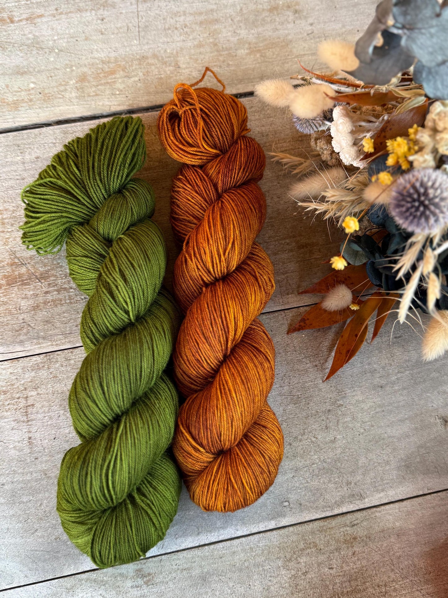 Laine teinte à la main Florent Fingering Mérinos ou Mérinos nylon ou DK Mérinos ou Lace Mohair et soie